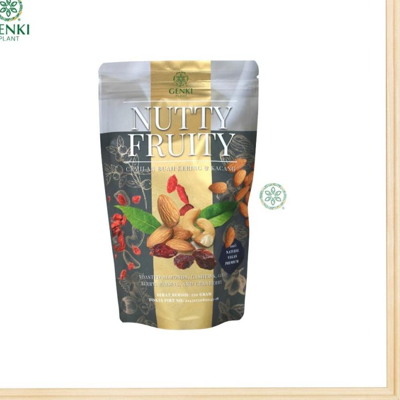 

Diskon✔️Genki Mix Nutty Fruity / Mixed Nut and Dried Fruit - 250 g|RA4