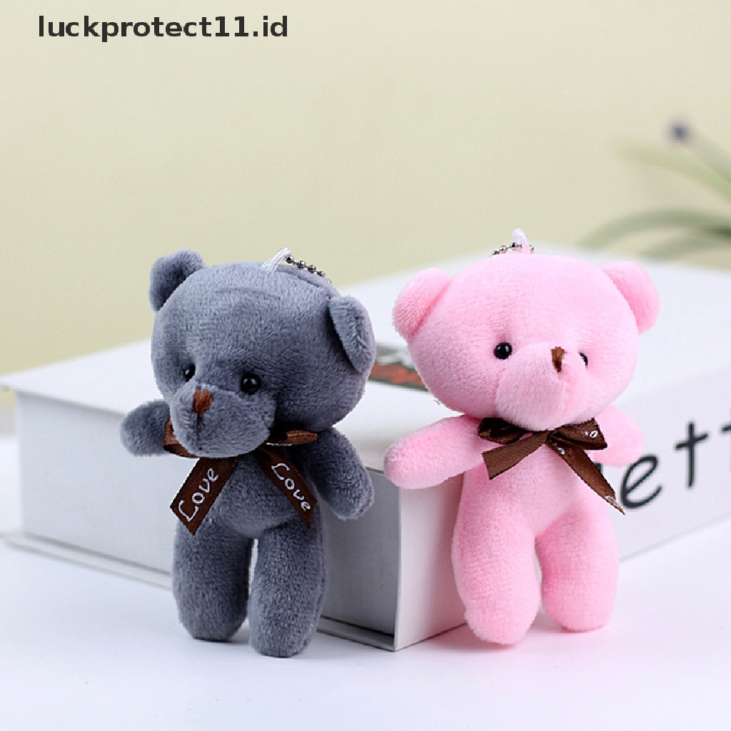 /Fashion Hot// Fashion Hot// Bear Plush Toys Mini Teddy Bear Boneka Mainan Beruang Liontin Kostum Kreatif Liontin Pesta Pernikahan Gantungan Kunci Tas Liontin Boneka Boneka.