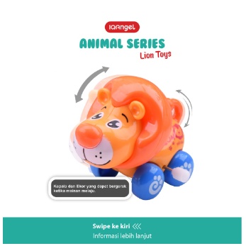 BABIESFIRST IQ634 LION TOYS Mainan Edukatif Bayi / Mainan Motorik Anak / Mainan Singa Lucu