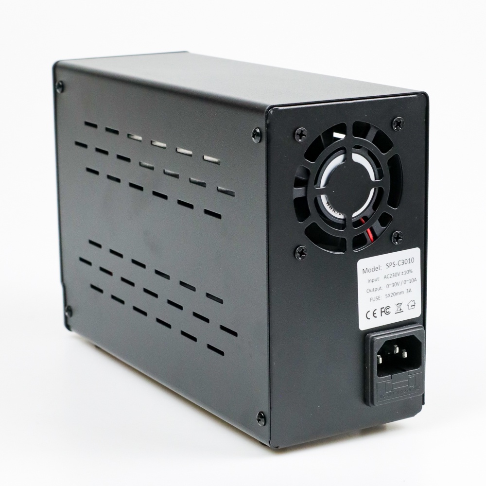 KUAIQU Adjustable DC Power Supply 30V 10A - SPS-C3010 - Black