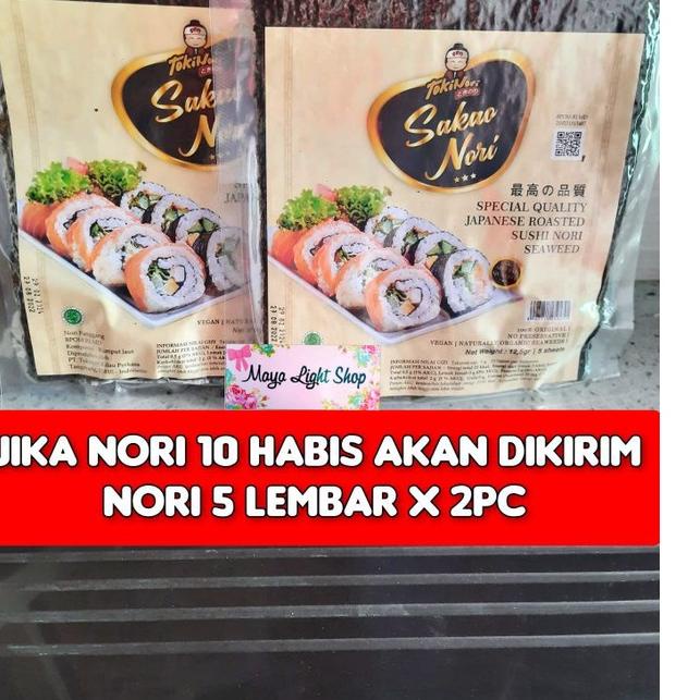 

[KODE PRODUK QGBjk8679] nori sushi 20 lembar dry seaweed sushi bento halal kimbap rumput laut