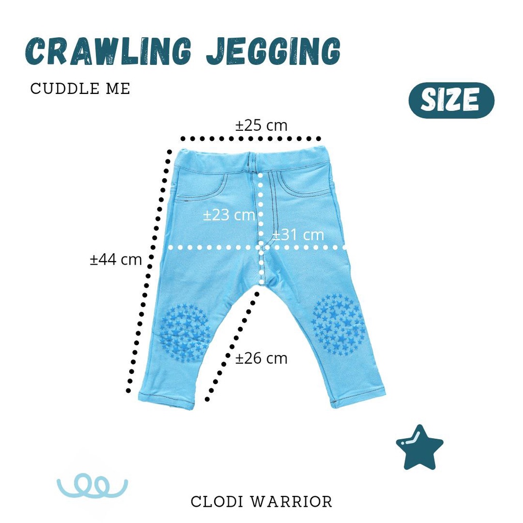 Cuddle Me Crawling Jegging Jeans Legging Bayi 7 bulan - 2 tahun (isi 1 celana)