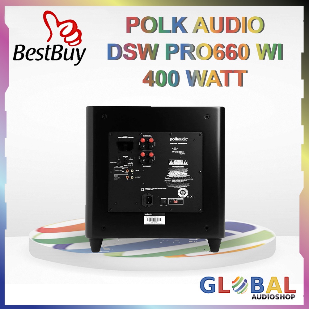 POLK AUDIO DSW PRO660 WI 12&quot; SUBWOOFER 400W PRO 660 ORIGINAL