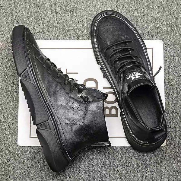 Sepatu Boot Pria Kulit Import Pennay Martin Boot Safety Tracking Retro Casual