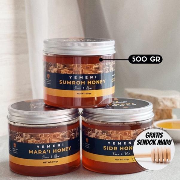 

Dijual murah 500gr Madu Yaman Sidr Baghiyah | Madu Marai/Mara’i | Madu Sumroh/Sumra Premium High Quality Yemeni Honey 02C