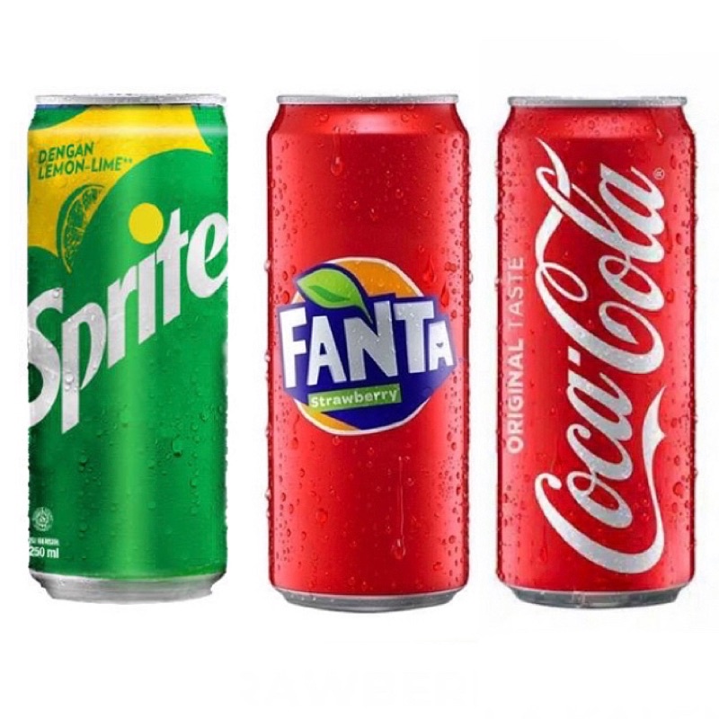 

Sprite / Slim / Can / 250 mL / Fanta / Strawberry / Coca-Cola