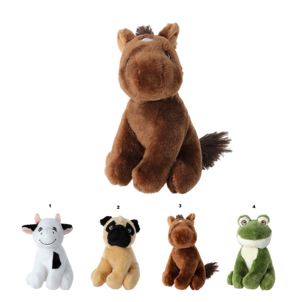 DENPASAR MINISO Small Plush Toy - 4 Assorted Models Boneka Anjing Kodok Bear Boneka Binatang Boneka 