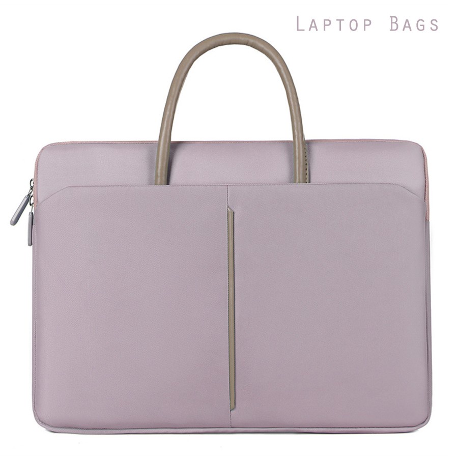 Tas Laptop Wanita Jinjing Remoid Pipe Handstrap Softcase Sleeve 13 14 15 16 inch