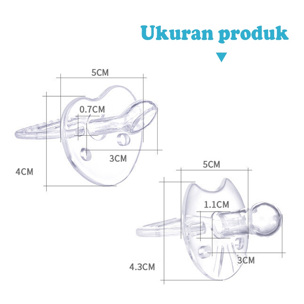 Lakhu Empeng dot bayi pacifier newborn bayi full silikon