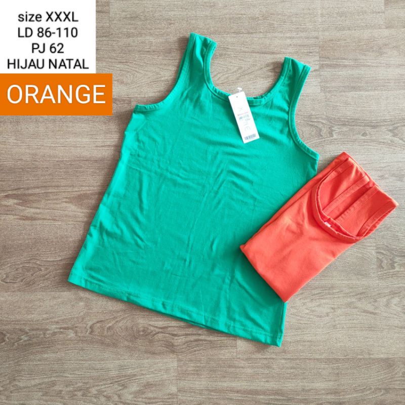 SINGLET WANITA / KAOS DALAM / TANK TOP JUMBO XXXL