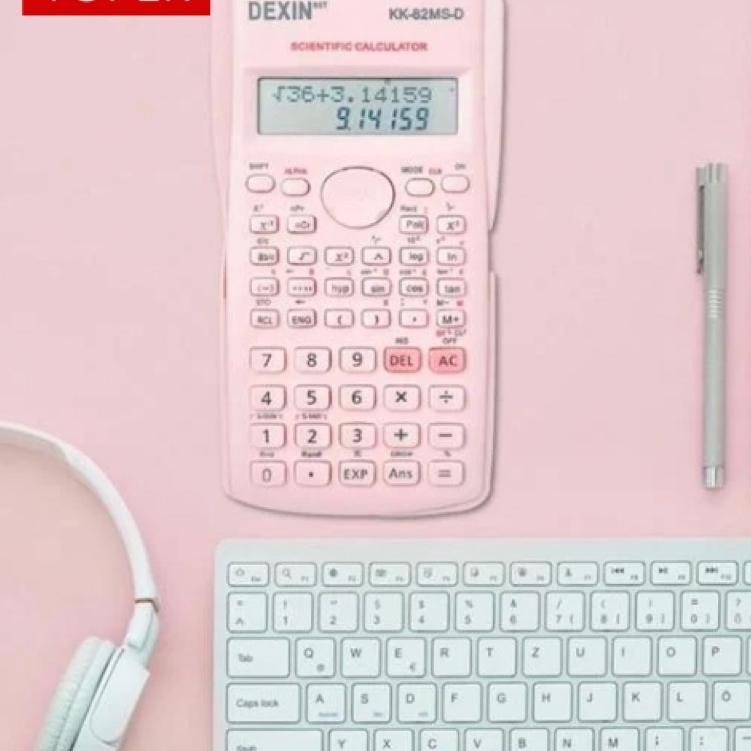 

[B-4V]♔➸ TOPER Kalkulator Scientific Calculator Sin Cos Tan Function Aesthetic Estetik paling laris