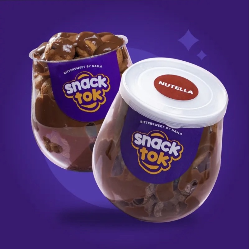 Full Cookies SnackTok Nutella | Jastip bittersweet by najla bjb