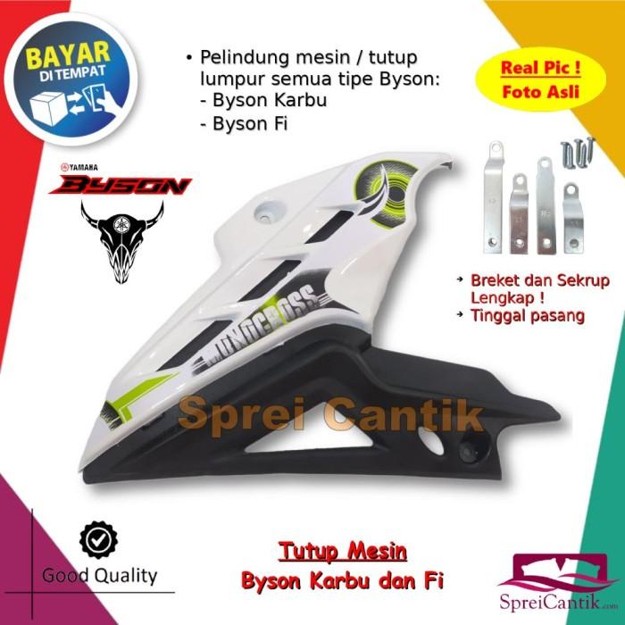 Tutup Mesin Yamaha Byson Karbu dan Fi Injection - Cover Engine Lumpur