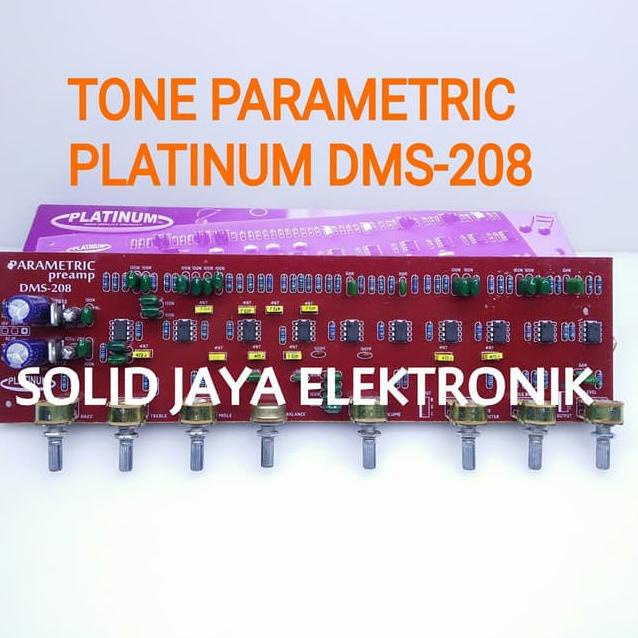 Terpercaya KIT TONE CONTROL PARAMETRIC DMS 208 DMS208 PLATINUM PREAMP TONE KONTROL AUDIO PARAMETRIK 