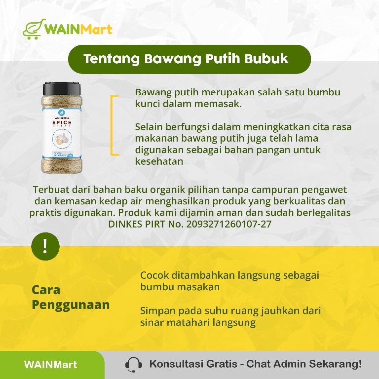 PREMIUM Bumbu Dapur Bubuk Lengkap Rempah Organik Premium Halal Instan Bumbu Rempah Bubuk Terlengkap Bawang Putih Garam Himalaya Bubuk Kunyit Lada Hitam Lada Putih Chia Seeds Bubuk Kunit