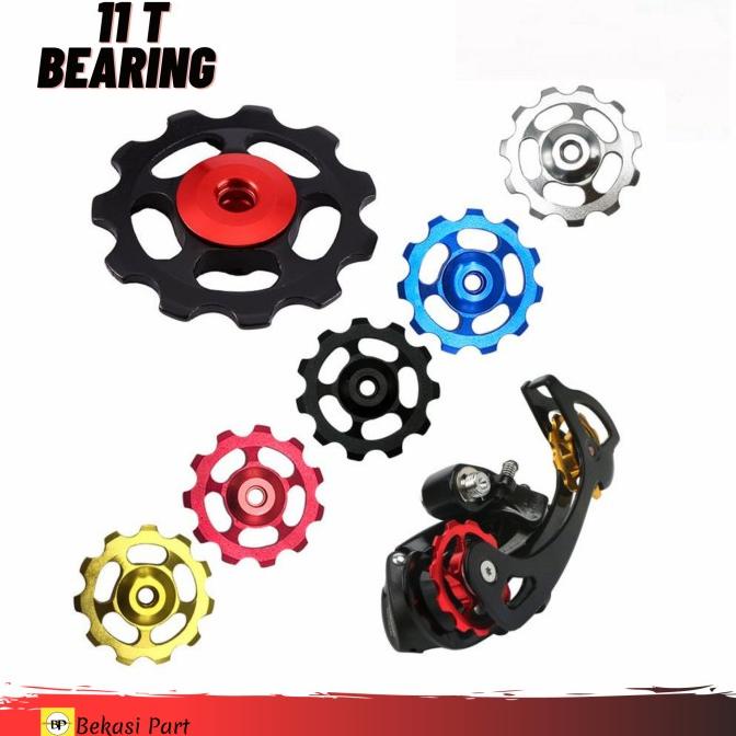 Pulley Rd 11T Bearing alloy Rear Derailleur pulley Bearing 11T