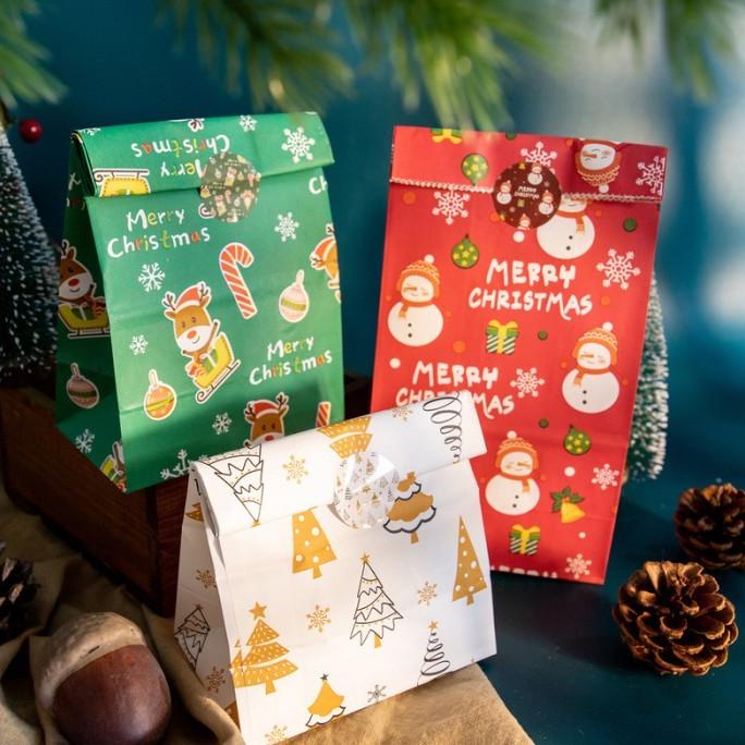 

PAPER BAG CHRISTMAS CRAFT PAPER BOX KERTAS NATAL SANDWICH 24PC +STIKER RTGR66546R