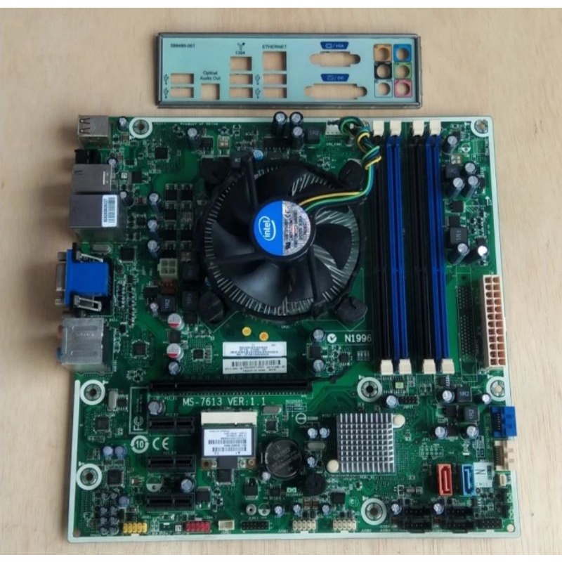 PAKET CORE i3 540 3.0ghz DAN MOBO HP H57 WIFI 4 SLOT RAM DDR3 DAN FAN