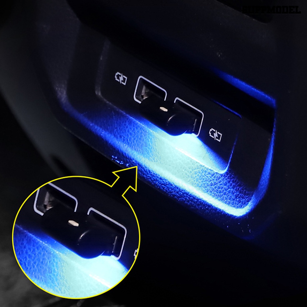 [Dekorasi] Usb Ambient Light Colorful Mini Auto Interior LED Lampu Ambient Hias Lampu Darurat Untuk Mobil