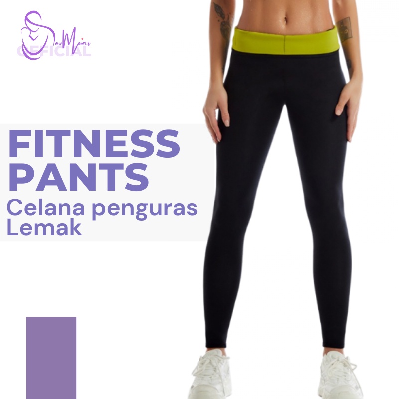 Celana Panjang Olahraga Bawahan Celana Senam Gym Fitness Wanita Pelangsing Perut Pembakar Lemak Elastis Slimming Pengecil Paha Corset Hot Shaper Pants Original Premium Terbaru Terlaris Termurah