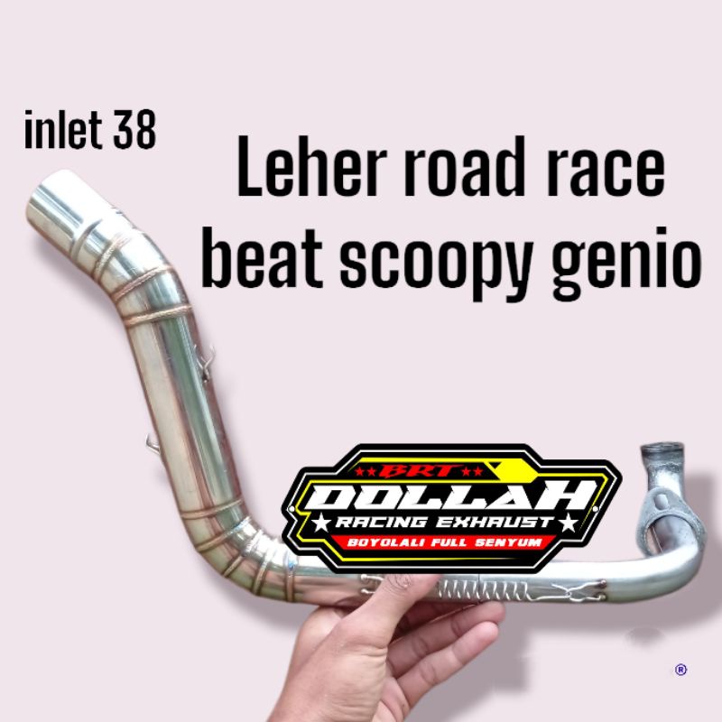Leher knalpot beat scoopy genio inlet 38