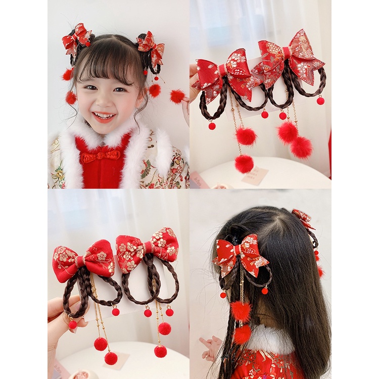 Jepit Imlek / Jepit Rambut Imlek / Bando Imlek Sincia CNY / Jepit Sincia Anak / Jepitan Imlek