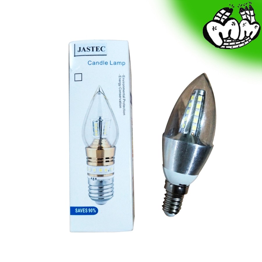 Lampu Lilin 5 Watt LED Putih E14