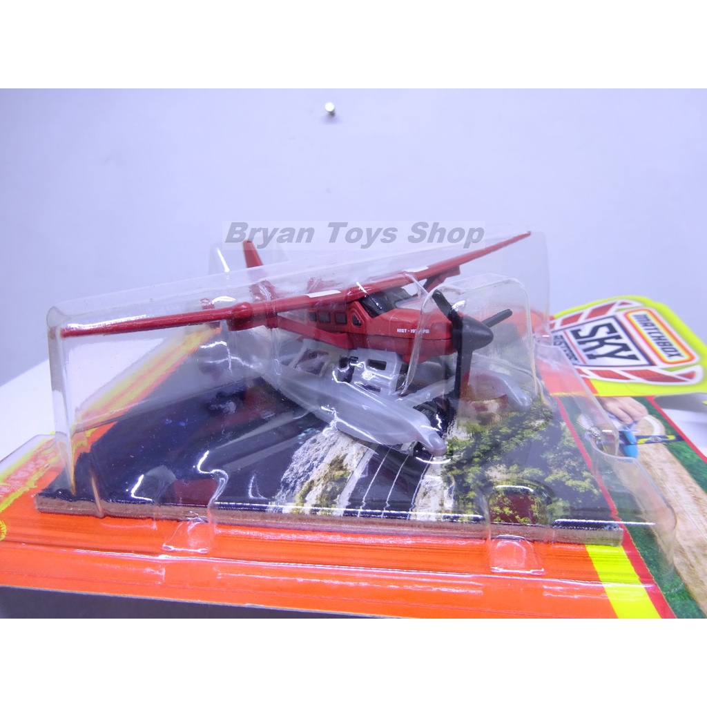 Matchbox Sky Busters Cessna Caravan Merah Pesawat