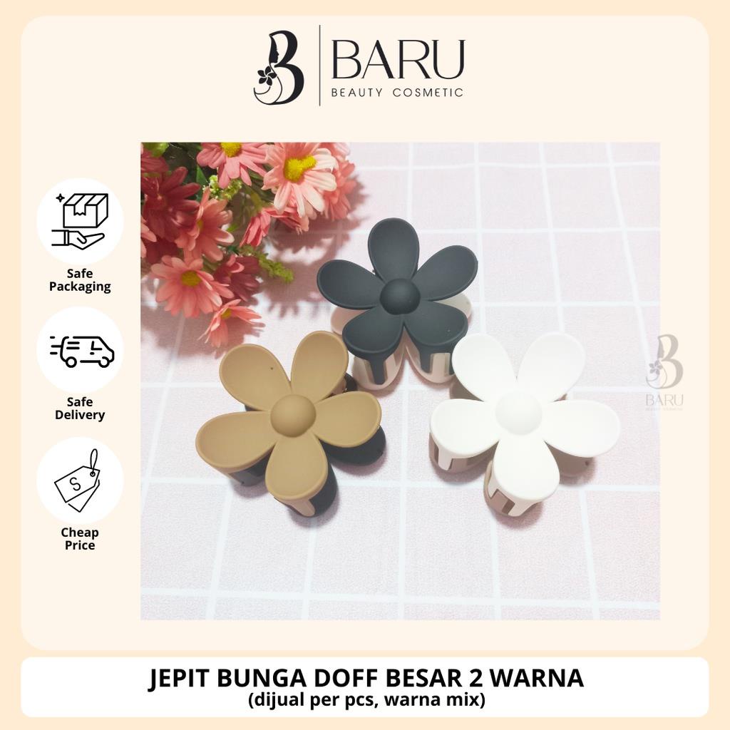 JEPIT BUNGA DOFF 2 WARNA | Jepit Rambut Motif Bunga | Jedai Korea | Jedai Doff | Jepit Salon | Jepit