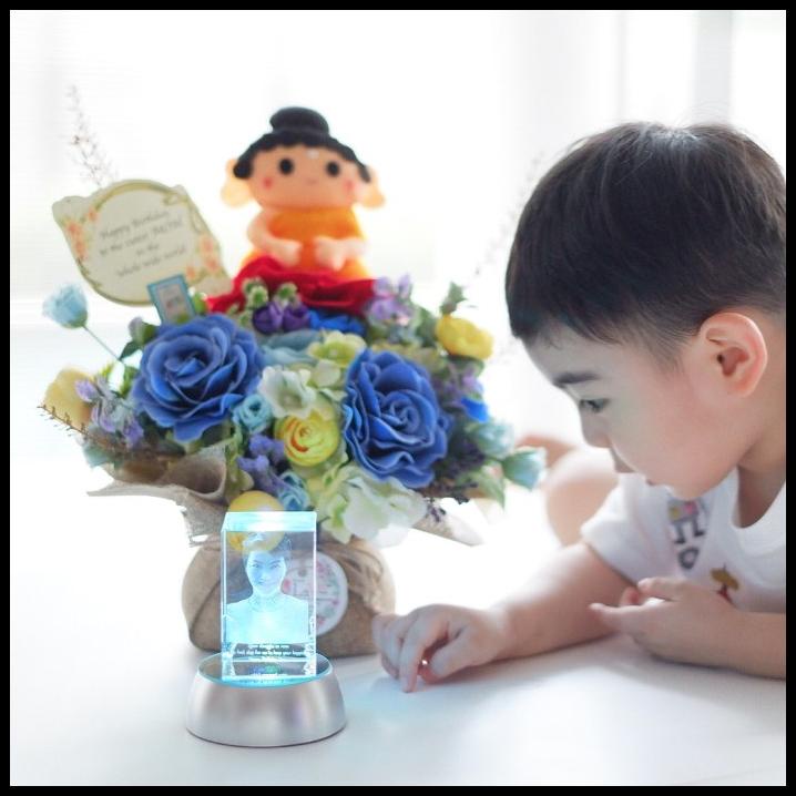 Promo Kado Anniversary Paling Romantis Unik Crystal 3D Laser