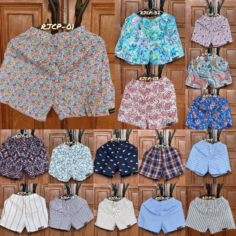 Celana pendek santai/celana boxer pria/celana pendek katun