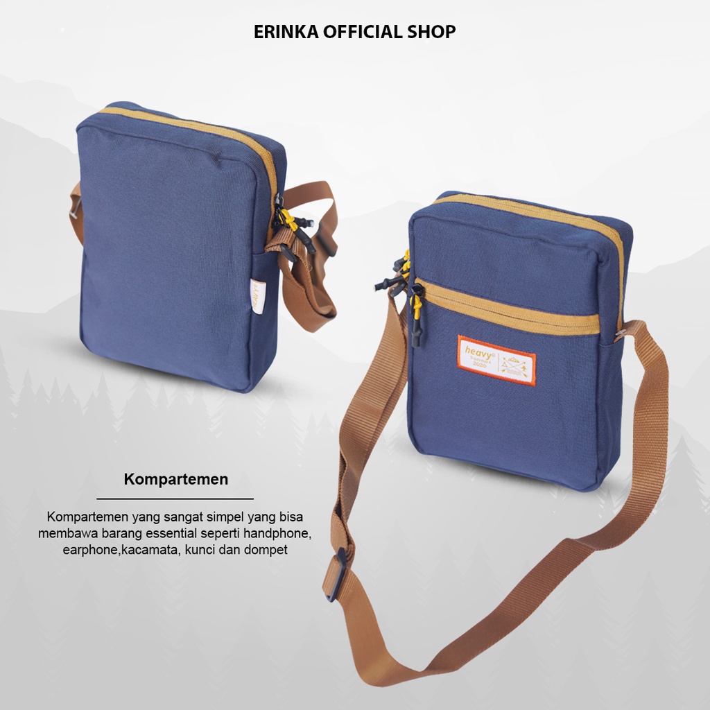 [HEAVY.BAG] SLINGBAG ORIGINAL HEAVY. TAS SELEMPANG . SLINGBAG HEAVY . TAS PRIA HEAVY