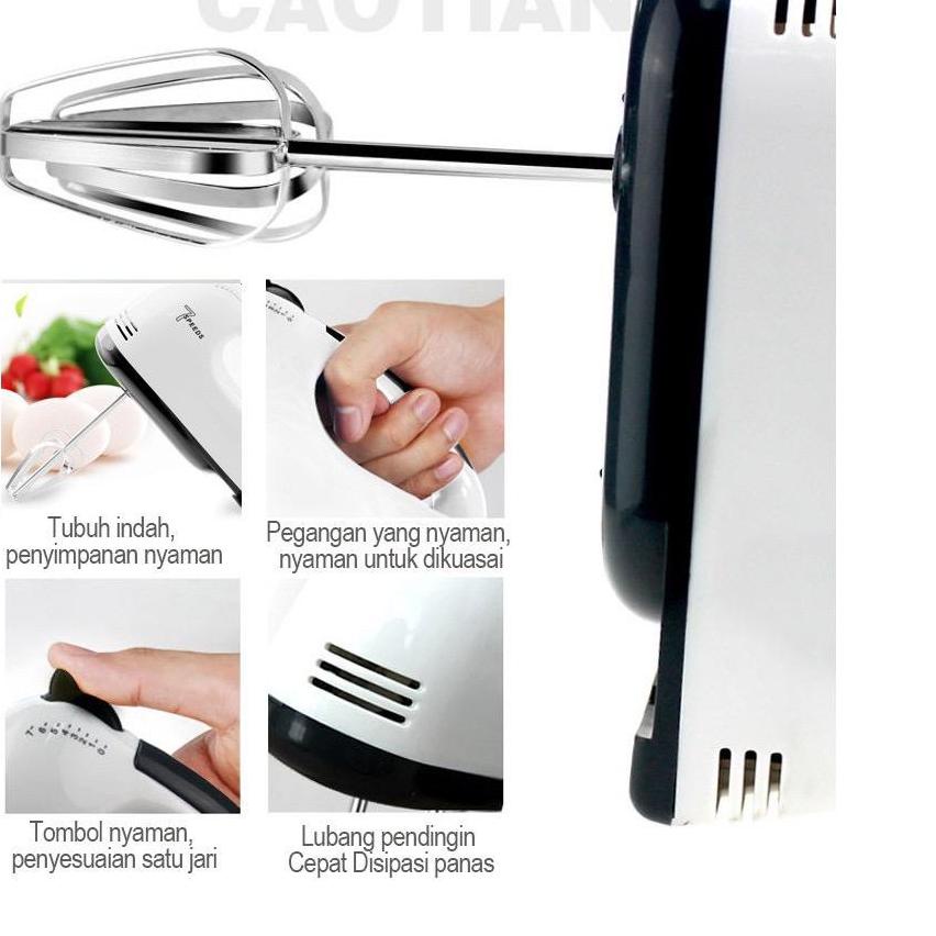 ✨SHOPEE MALL✨ Hand Mixer Elektrik / alat pengocok adonan kue GSF 4688 /Alat Mixer elektik buruan