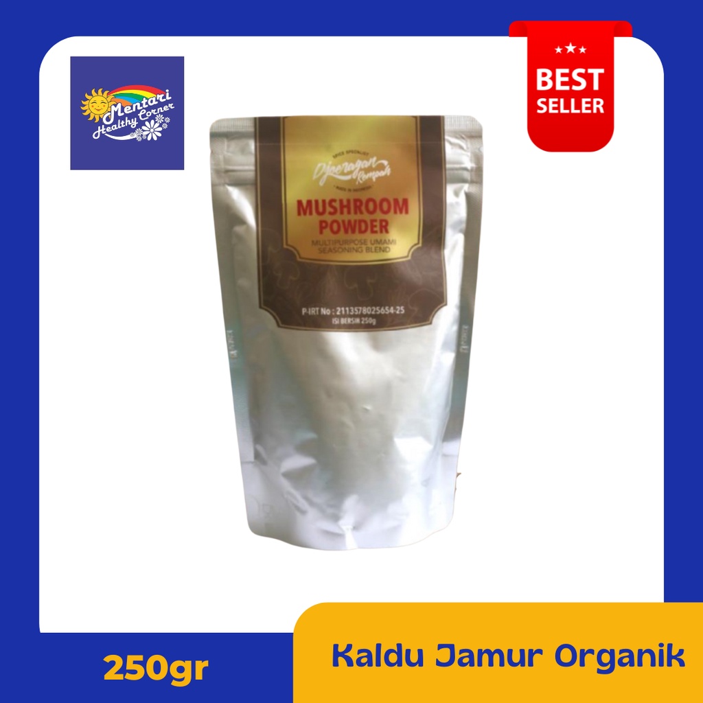 Kaldu Jamur Organik Djoeragan Rempah 250gr ( Pouch )