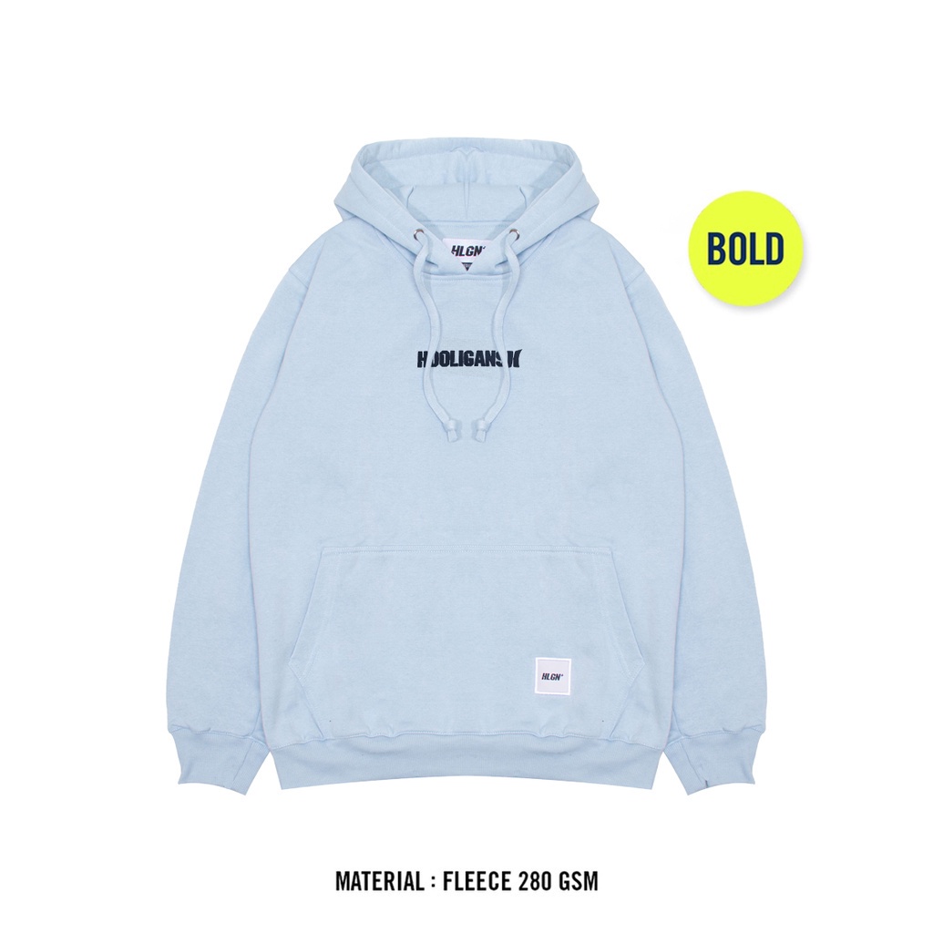 Hellowmen ID HOOLIGANS Hoodie Bold Speziale - Dusty Blue