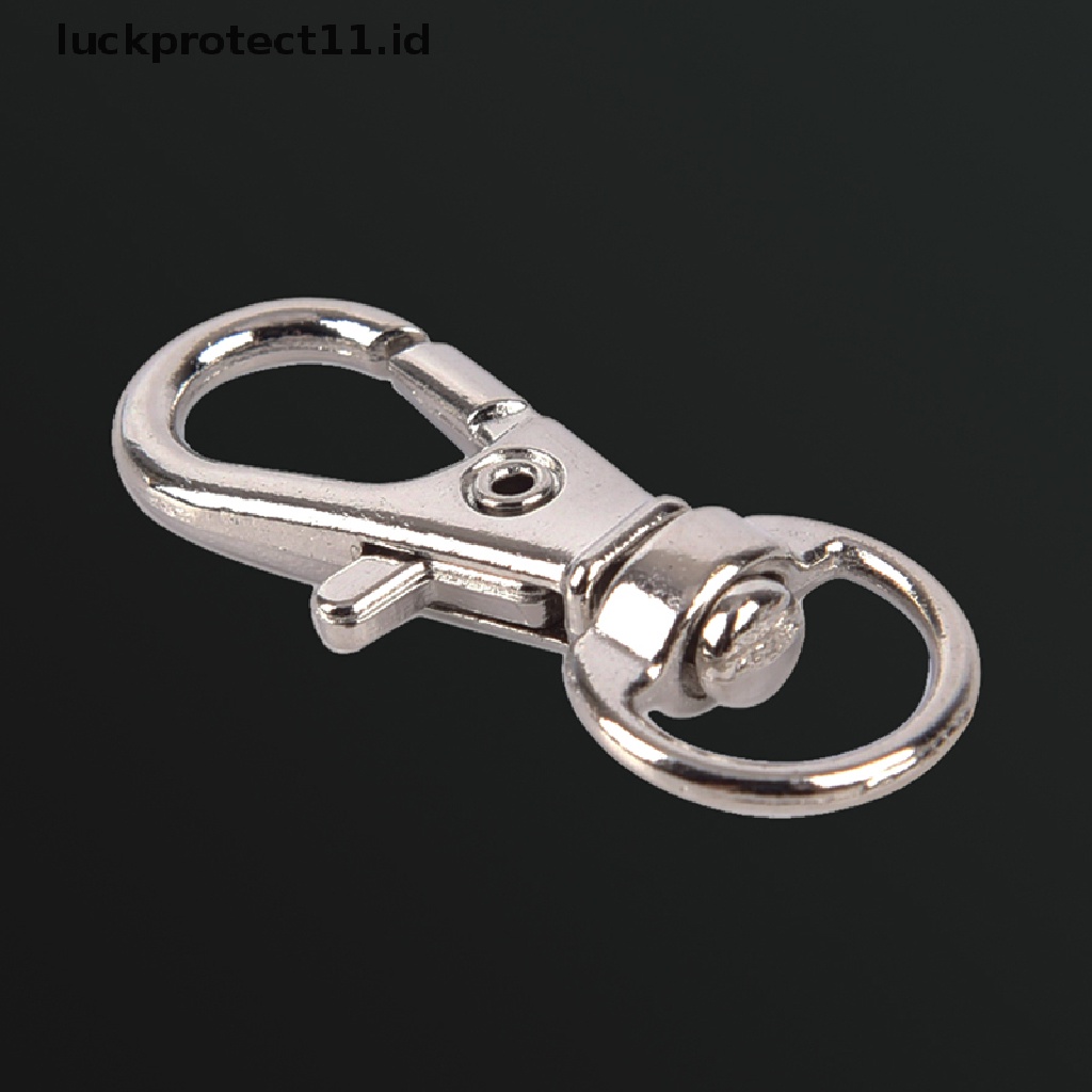 /Fashion Hot// Fashion// 10pcs Gantungan Kunci Paduan Aluminium Mini Membuat Snap Spring Clip Hook Carabiner Gesper.