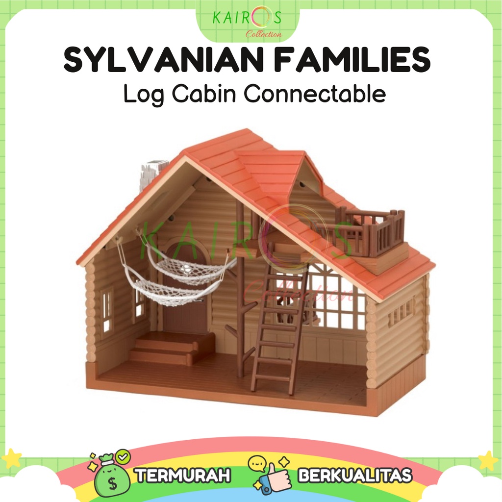 Sylvanian Families Log Cabin Connectable