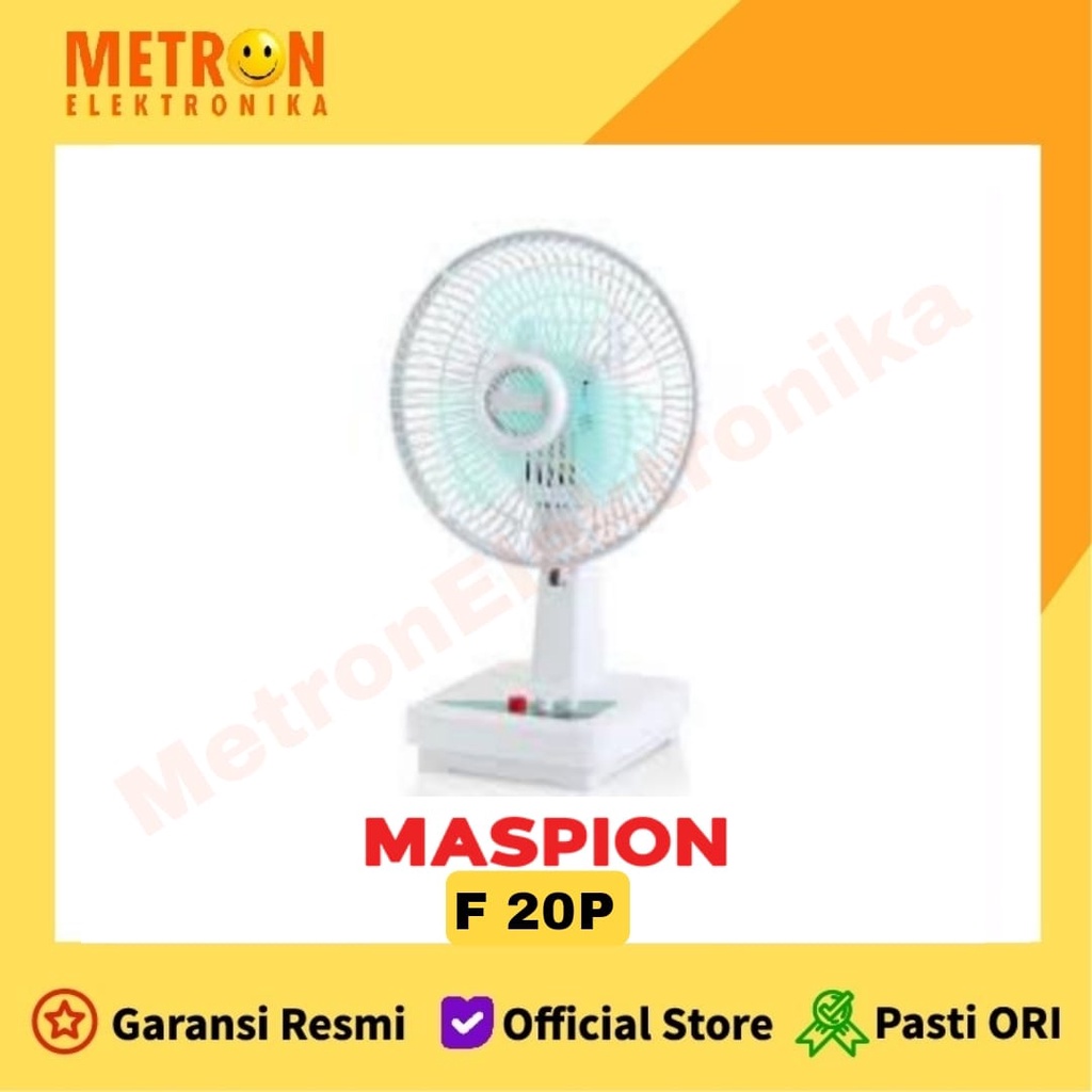 MASPION F 20P KIPAS ANGIN / DESK FAN 8 INC / F20P