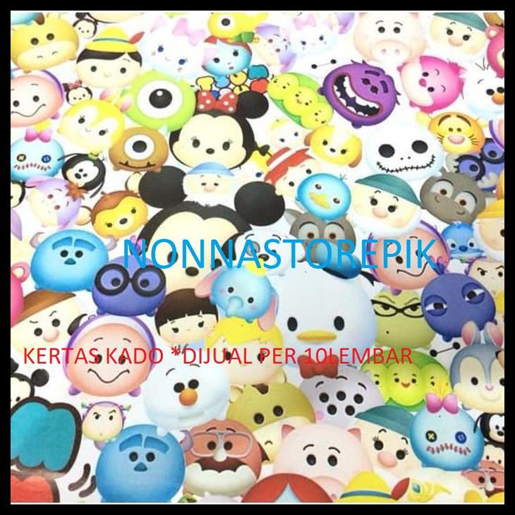 

10 Lembar Kertas Kado Tsum Tsum