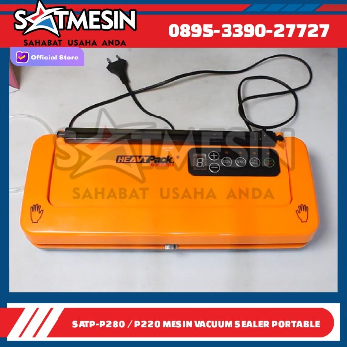 ⭐BISA COD⭐ Mesin Vacum Vakum Press Sealer Basah Kering SATP-DZ-P280 Kedap Udara