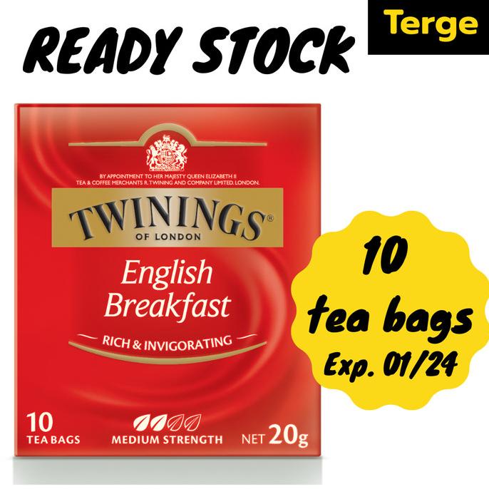 

[BISA COD] Twinings Assorted Herbal Teas Black Tea Variety Pack 20 Tea Bags