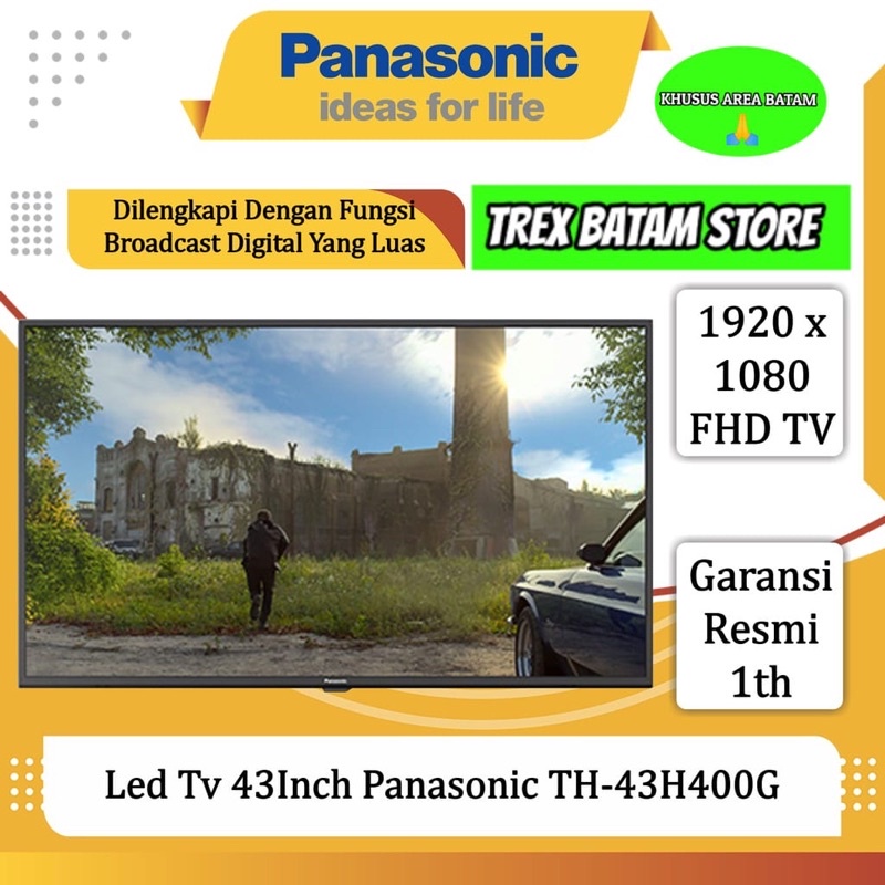 PANASONIC TH-43H400G LED TV 43 INCH DIGITAL TV (BATAM)