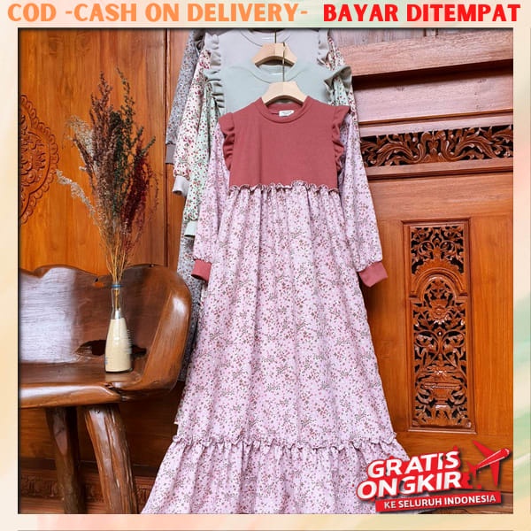 Baju Anak Perempuan Terbaru Gamies Cewek Murah Modern Dres Muslim Usia Tanggung Gamis Anak Murah Gsm