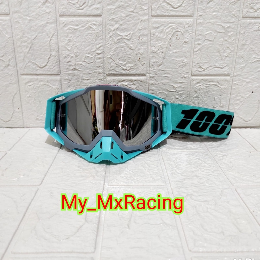 GOGGLE IMPORT Google 100 Percent - Kacamata Motor - Google Motocross - Google MX Trail - Google Rainbow - 027