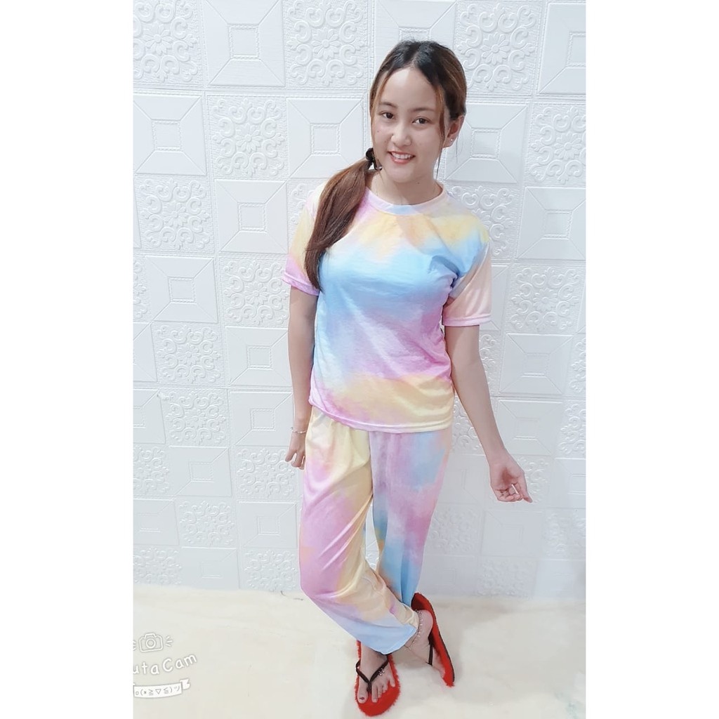 Set Setelan CP Wanita Tie Dye Fit XL