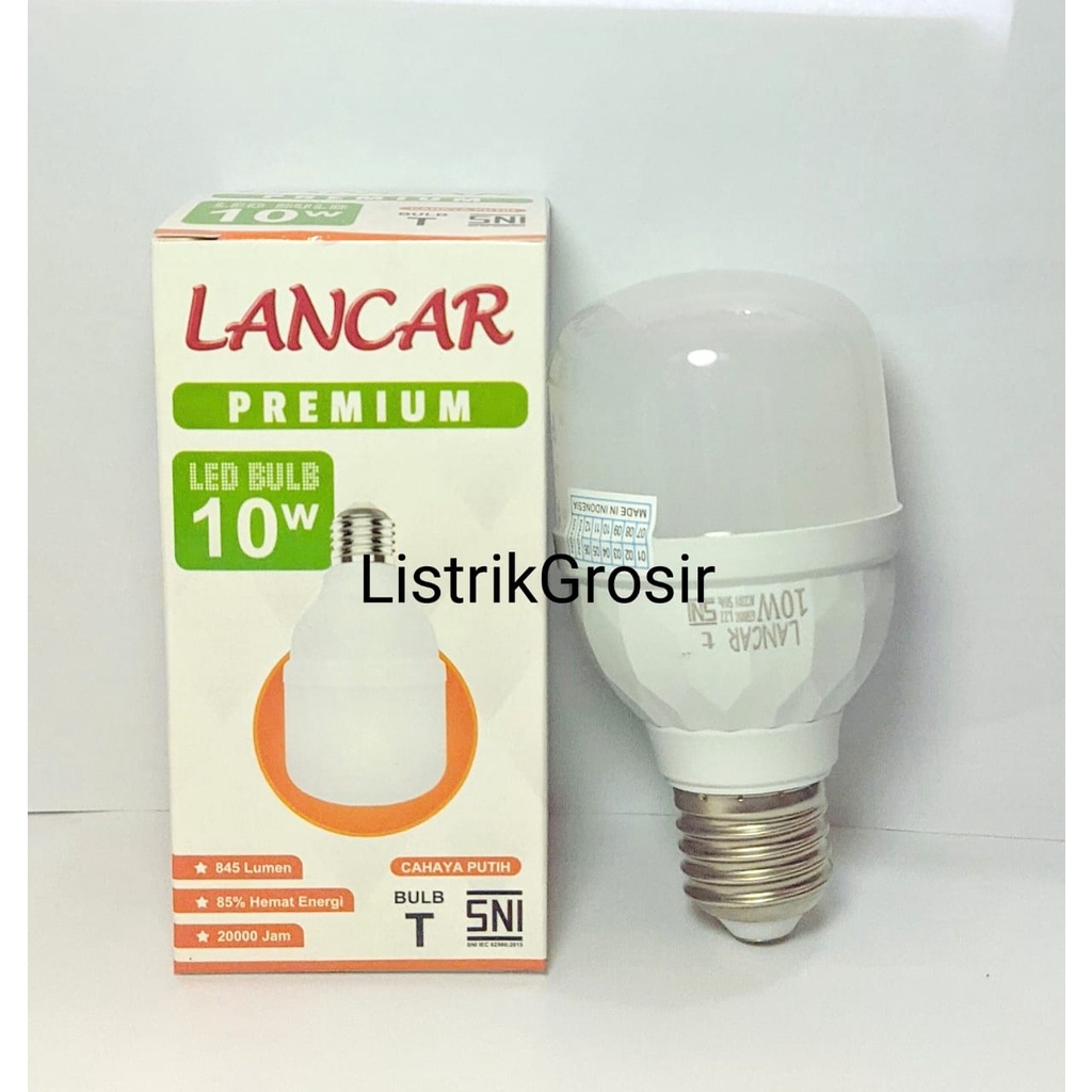 Capsule Lampu Led LANCAR PREMIUM T Bulb 10w 10 Watt Bohlam Led Kapsul