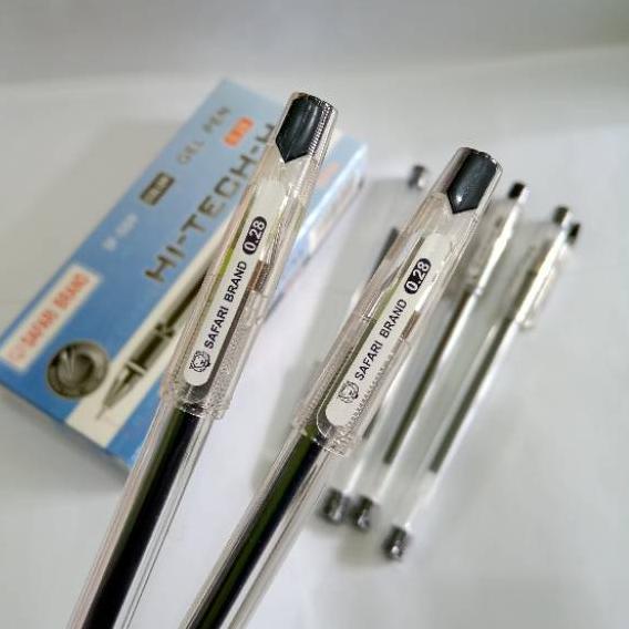 

⇲ SELUSIN ( 12 PCS ) Pulpen Hi-Tech-H Hitech Hitec Safari / EDS ON 0.28 mm Gel Pen Hi-Tech-H Safari / EDS ON 0.28mm ₿