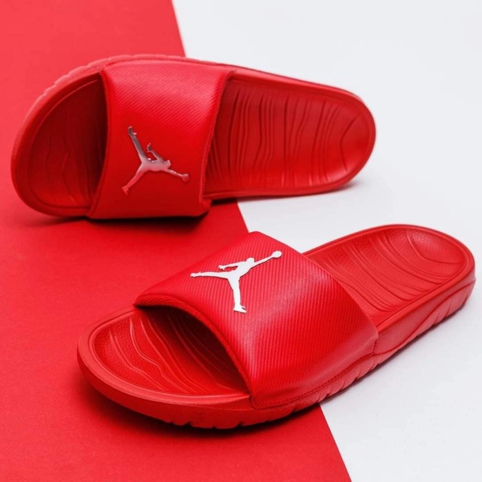 Bask Sandal Nike Break Slide Jordan Jumpman Red