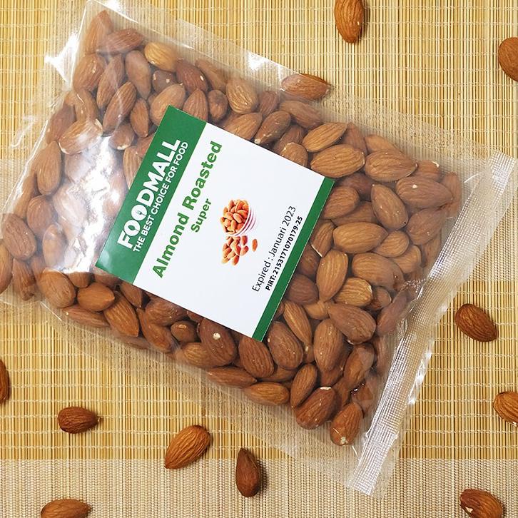 

(PROMO D7Q60) Almond Roasted GRADE A PREMIUM 500 gram / Kacang Almond Panggang 500 gr ≛