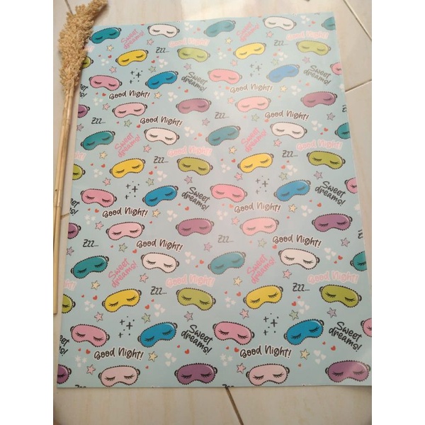 KERTAS KADO KIKY MURAH LUCU TEBAL BESAR JUMBO UKURAN 53cm x 78cm